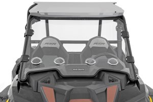 Polaris RZR XP 4 1000 Full Windshield - Rough Country - Scratch Resistant, Vented - '20-'21